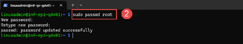 Image showing configuration to allow SSH root login to Raspberry Pi.